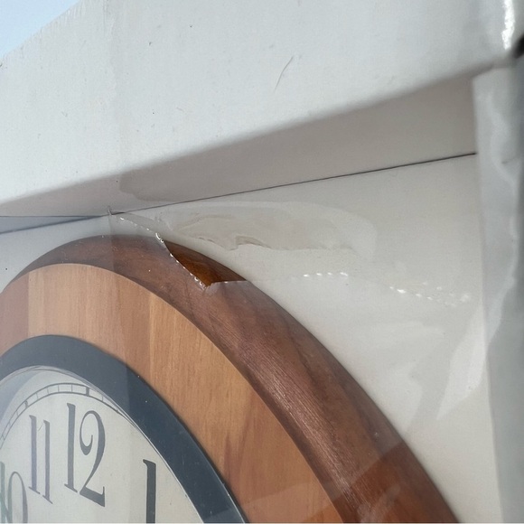 Vintage Ingraham Quartz Movement Functional Solid Pine Wall Clock USA made - Picture 5 of 12